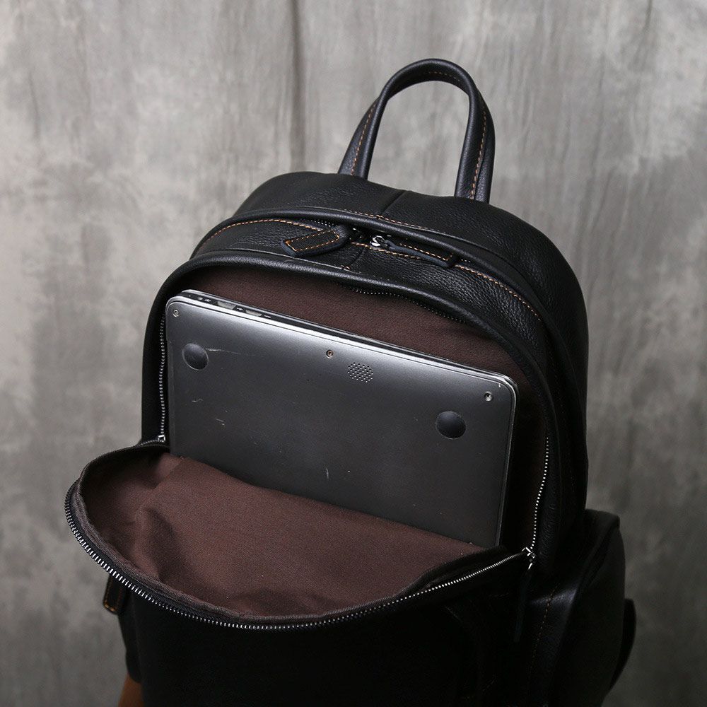 真皮大容量簡約旅遊背包 新款男頭層牛皮軟皮後背包 休閒旅行包雙肩包電腦背包推薦 真皮包包