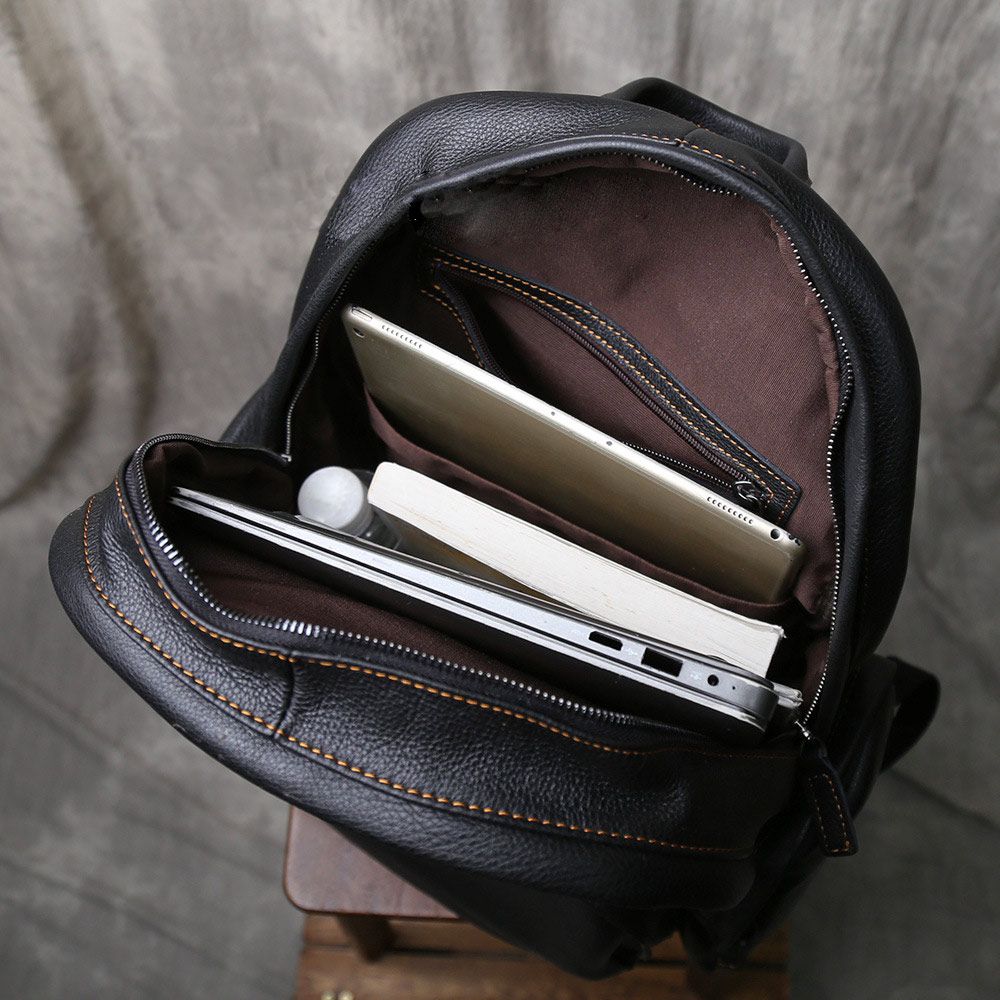 真皮大容量簡約旅遊背包 新款男頭層牛皮軟皮後背包 休閒旅行包雙肩包電腦背包推薦 真皮包包