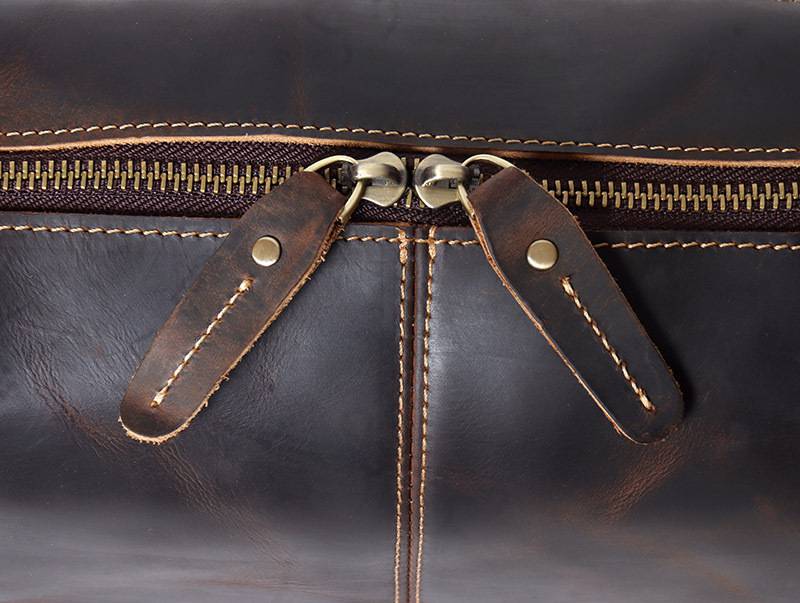 復古新款男士真皮單肩包 瘋馬皮斜挎包 大容量頭層牛皮真皮男包斜背包簡約小方包推薦 真皮包包