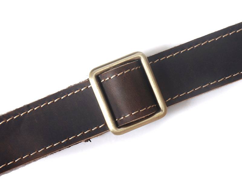 復古新款男士真皮單肩包 瘋馬皮斜挎包 大容量頭層牛皮真皮男包斜背包簡約小方包推薦 真皮包包