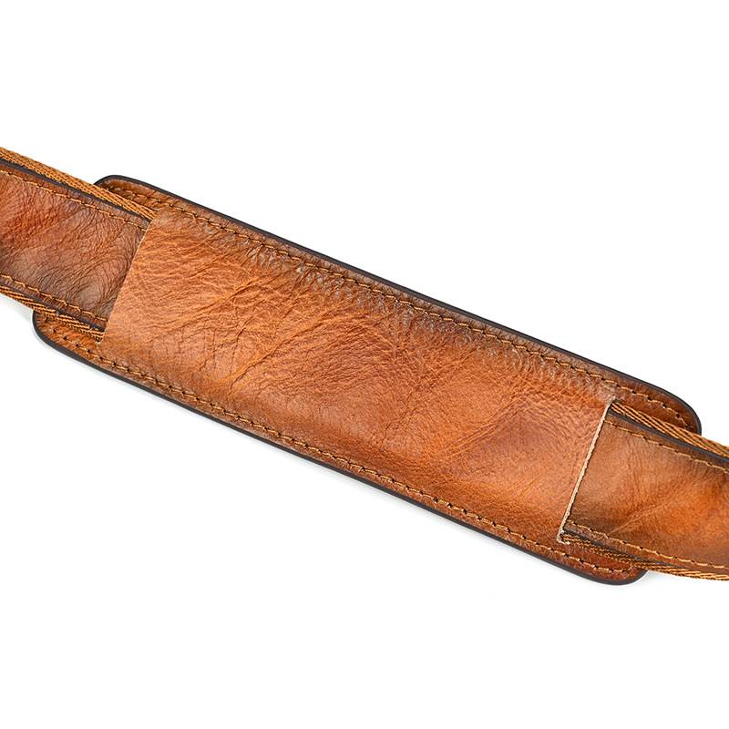 新款頭層樹膏皮單肩包 男士女士植鞣革牛皮斜跨包 復古擦色休閒包斜背包郵差包推薦 真皮包包