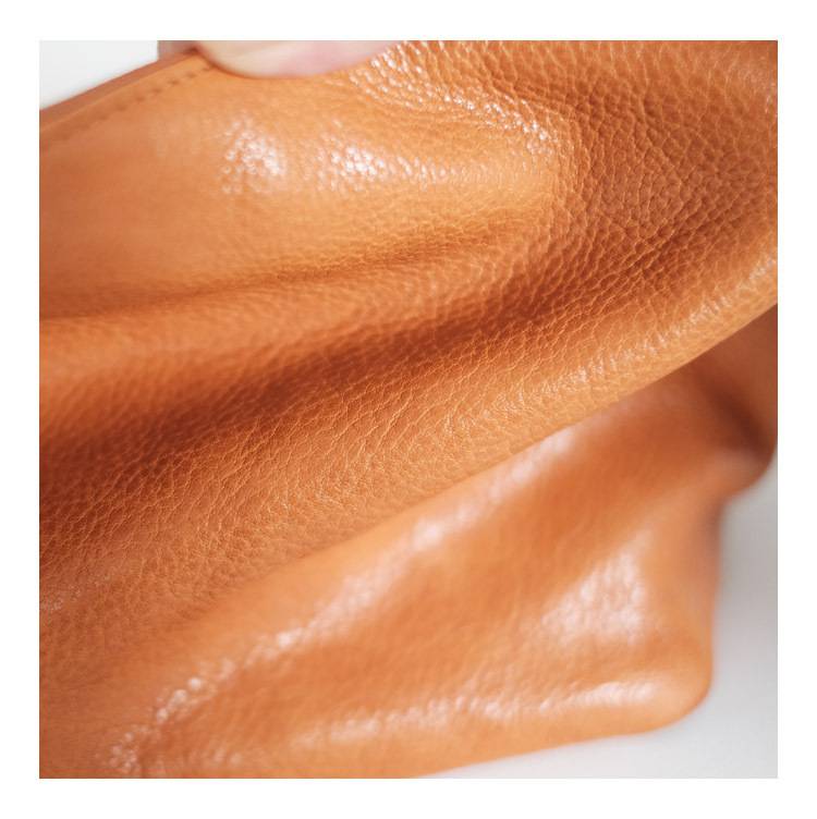 復古手工擦色頭層植鞣皮斜背包 高級質感牛皮水桶包托特包 新款真皮女包斜挎包推薦 真皮包包