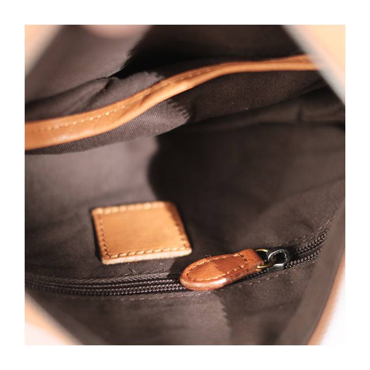 復古手工擦色頭層植鞣皮斜背包 高級質感牛皮水桶包托特包 新款真皮女包斜挎包推薦 真皮包包