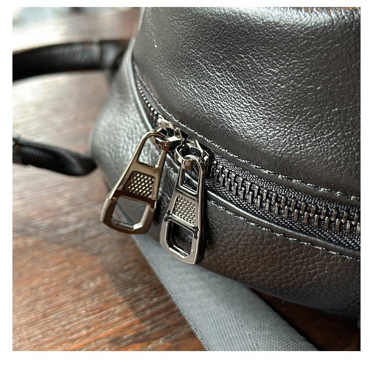 復古頭層牛皮女式雙肩包 新款時尚真皮女包學生書包 簡約百搭小背包軟皮後背包推薦 真皮包包